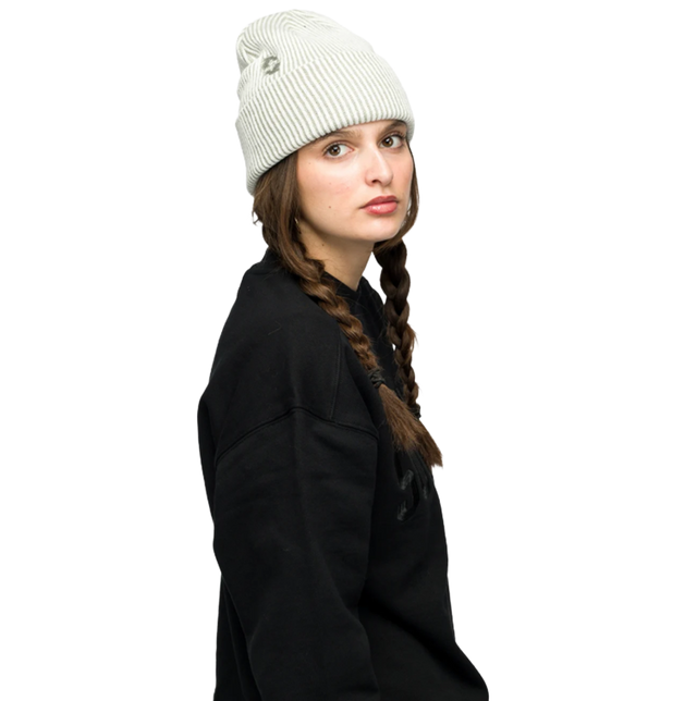 Souvenir Two Tone Rib Beanie Marshmallow