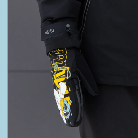 ThirtyTwo 32 Corp Mitts 2027 Black Yellow L/XL