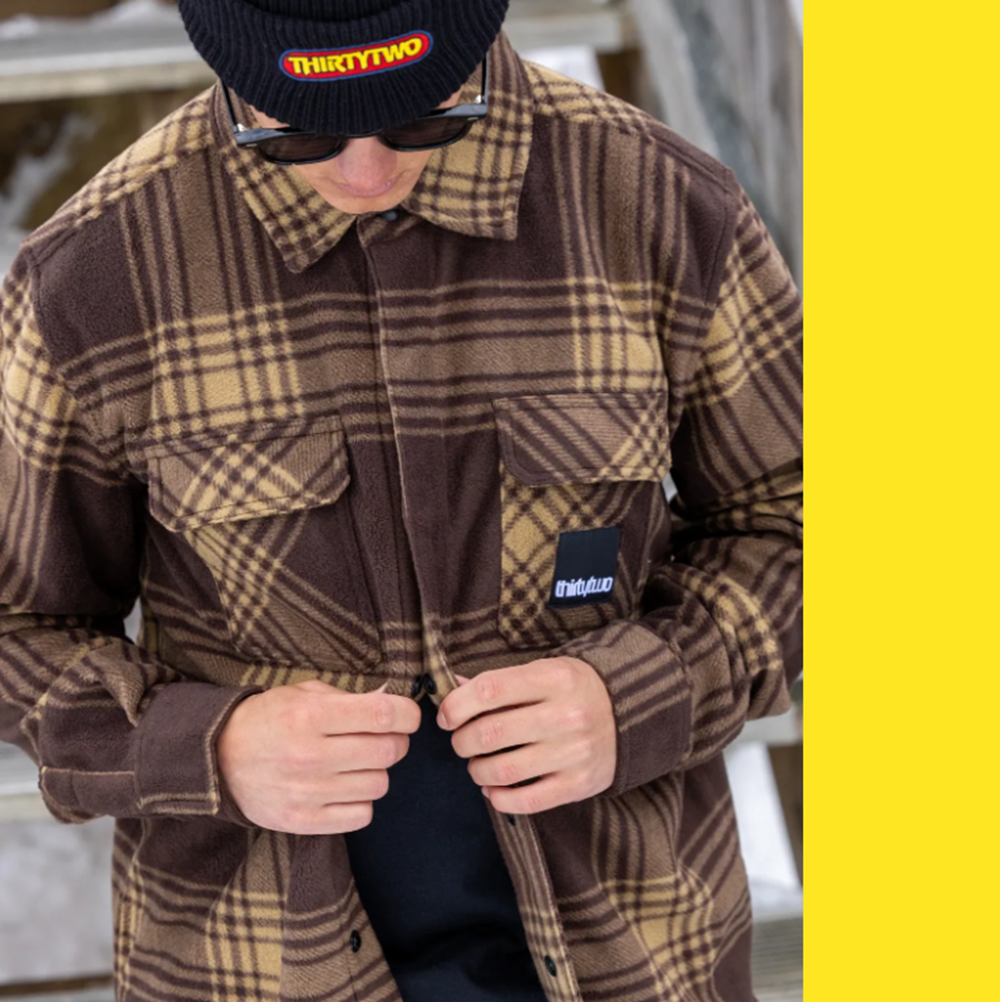 ThirtyTwo 32 Rest Stop Shirt Tobacco