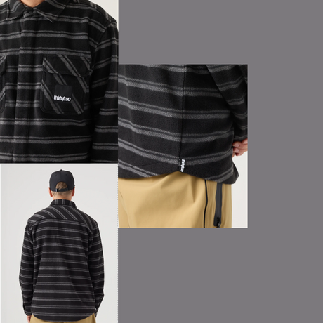 ThirtyTwo 32 Rest Stop Shirt Black Tan