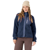 Roxy Axel Bonded Sherpa Jacket Mood Indigo L