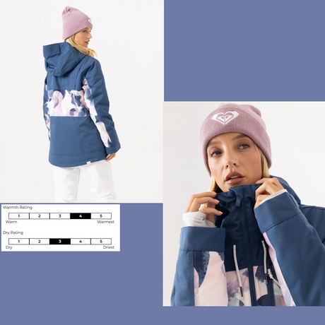 Roxy Presence Parka Snow Jacket Ensign Blue