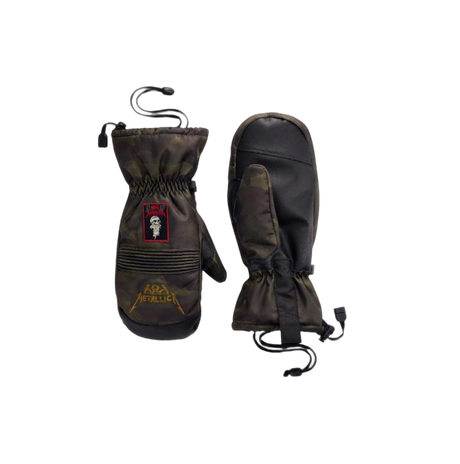 686 Lander Mitts Metallica Camo