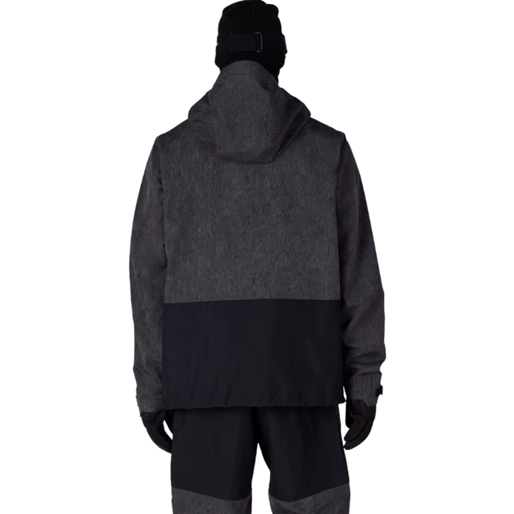 686 Ghost 2.5L Anorak Jacket Black Denim