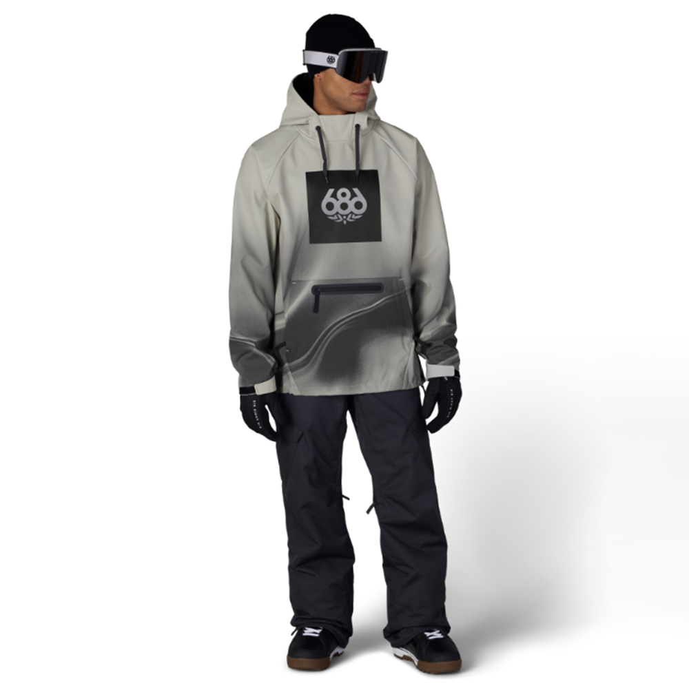 686 Waterproof Hoody Limestone Burnt Dunes Small
