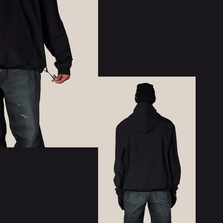 686 Waterproof Team Hoody Black