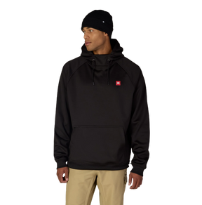 686 Bonded Fleece Hoody Black Red