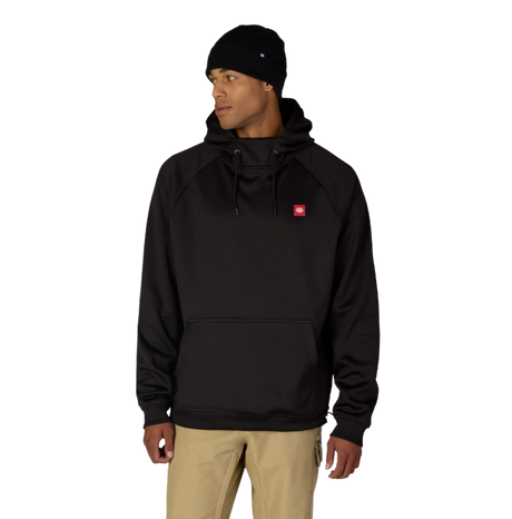 686 Bonded Fleece Hoody Black Red