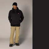 686 Bonded Fleece Hoody Black Red