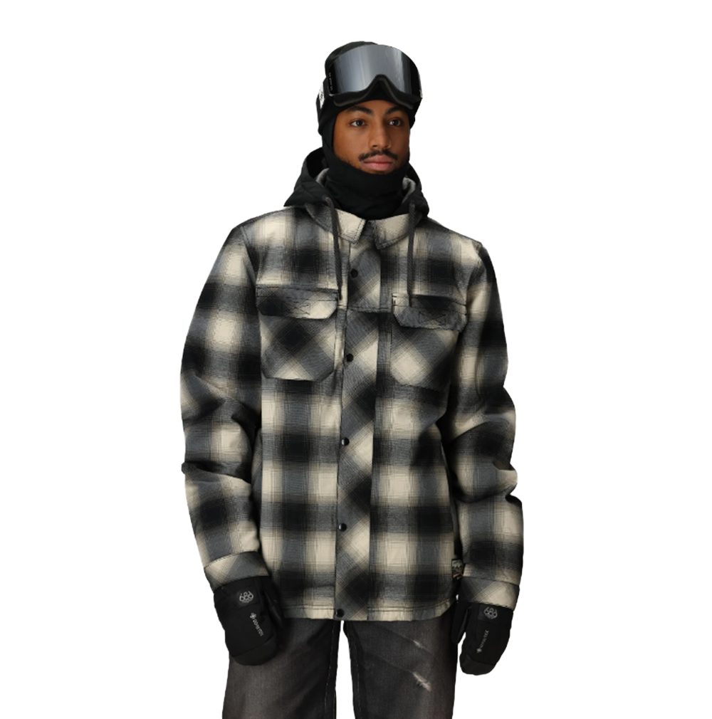 686 Woodland Insulated Jacket Limestone Plaid L