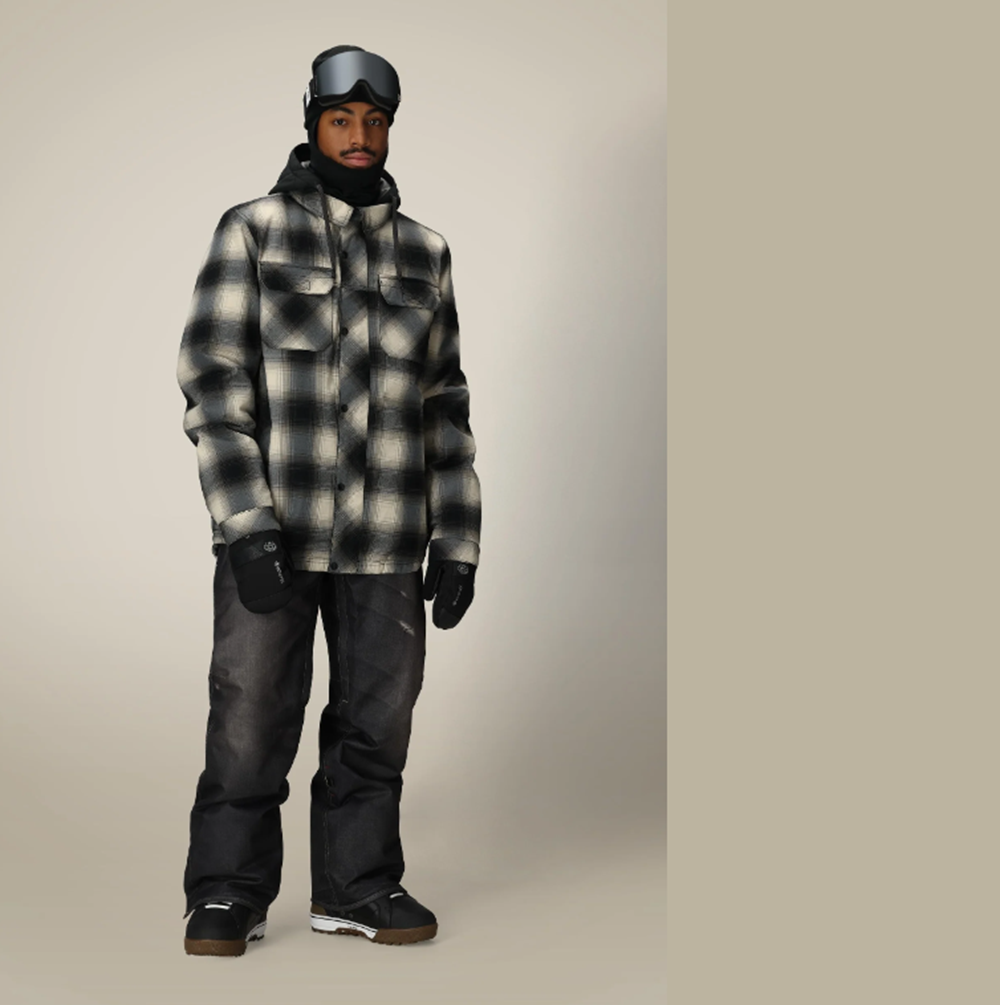 686 Woodland Insulated Jacket Limestone Plaid