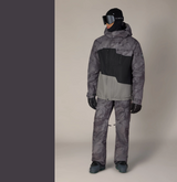 686 Geo Insulated Jacket Charcoal Hemisphere Block
