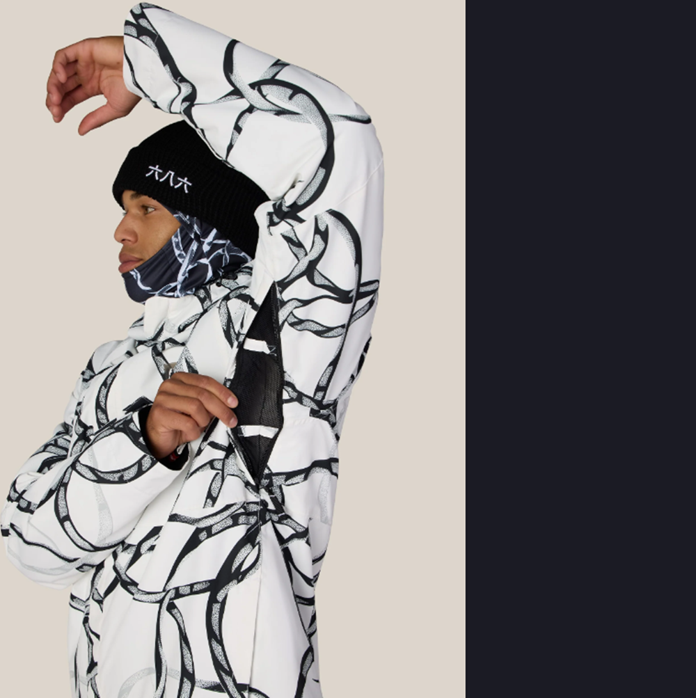 686 Foundation Insulated Jacket White Wire