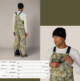 686 Hot Lap Insulated Bibs Khaki Grunge