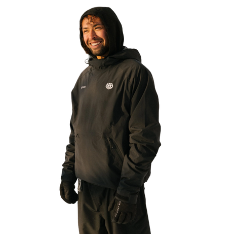 686 Windstopper Pullover Jacket Black