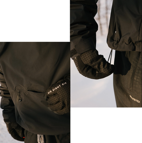 686 Windstopper Pullover Jacket Black