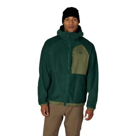 686 Lowland Fleece Hoody Moss Green Color Block XL