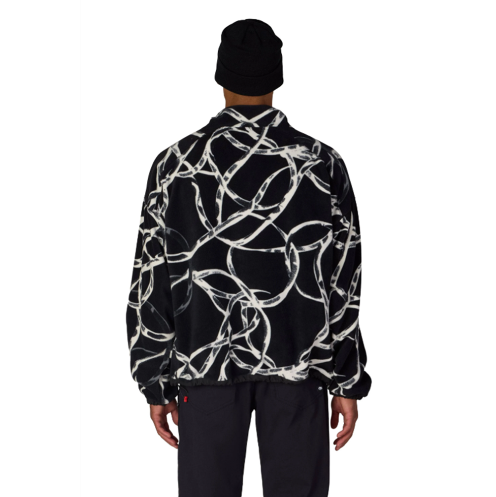 686 One Fleece Anorak Jacket Black Color Block