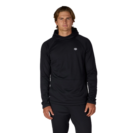 686 Mission Grid Raglan Hoody Black XL