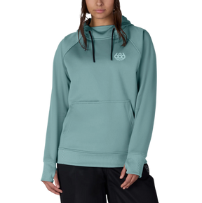 686 Bonded Fleece Hoody Womens Pale Firn