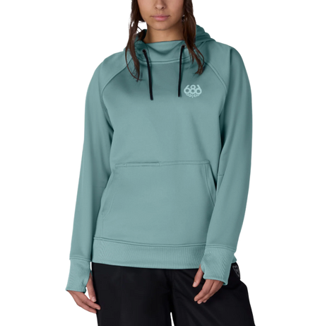 686 Bonded Fleece Hoody Womens Pale Firn S
