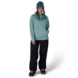 686 Bonded Fleece Hoody Womens Pale Firn