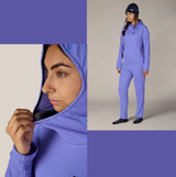 686 Mission Grid Hoody Womens Blue