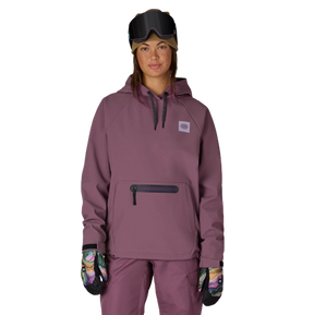 686 WaterProof Hoody Womens Black Plum