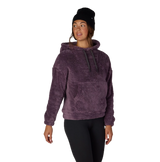 686 Sherpa Hoody Womens Black Plum M