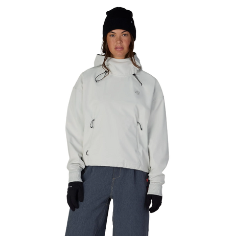 686 Waterproof Team Crop Hood Womens Limestone