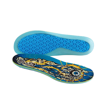 Remind Destin Impact Reflexology 5.5mm Insoles Blue 11-11.5