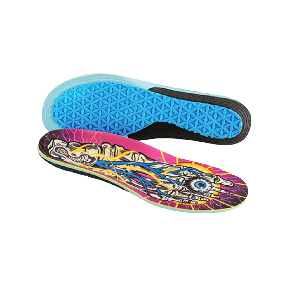 Remind Cush Impact Reflexology 5.5mm Insoles Purple
