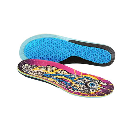 Remind Cush Impact Reflexology 5.5mm Insoles Purple 9-9.5