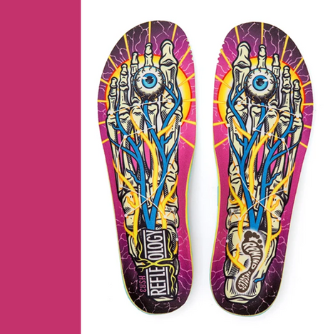 Remind Cush Impact Reflexology 5.5mm Insoles Purple