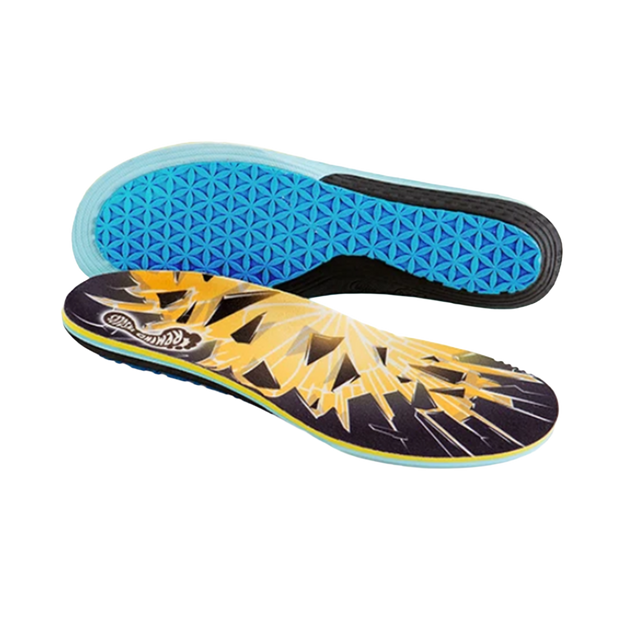 Remind Cush Impact 7mm Insoles Black Yellow