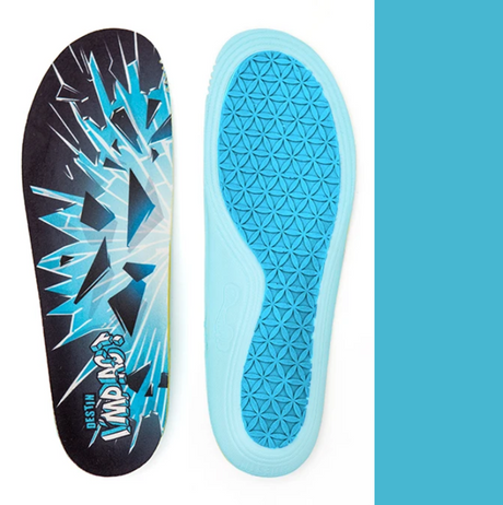 Remind Destin Impact 7mm Low Arch Insoles Black Blue