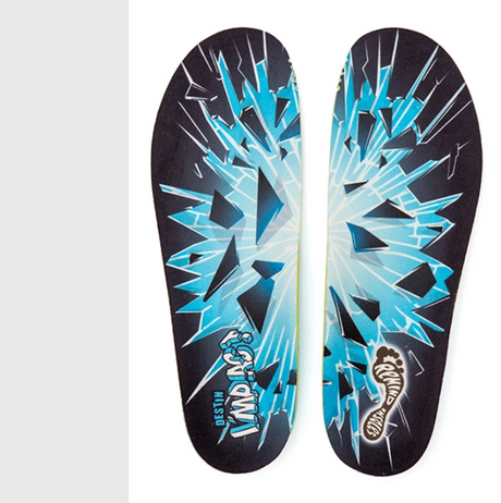 Remind Destin Impact 7mm Low Arch Insoles Black Blue