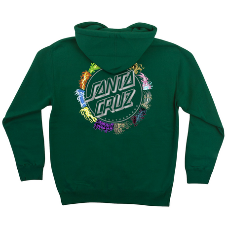 Santa Cruz Pokemon Power Dot Midweight Hoodie Forest