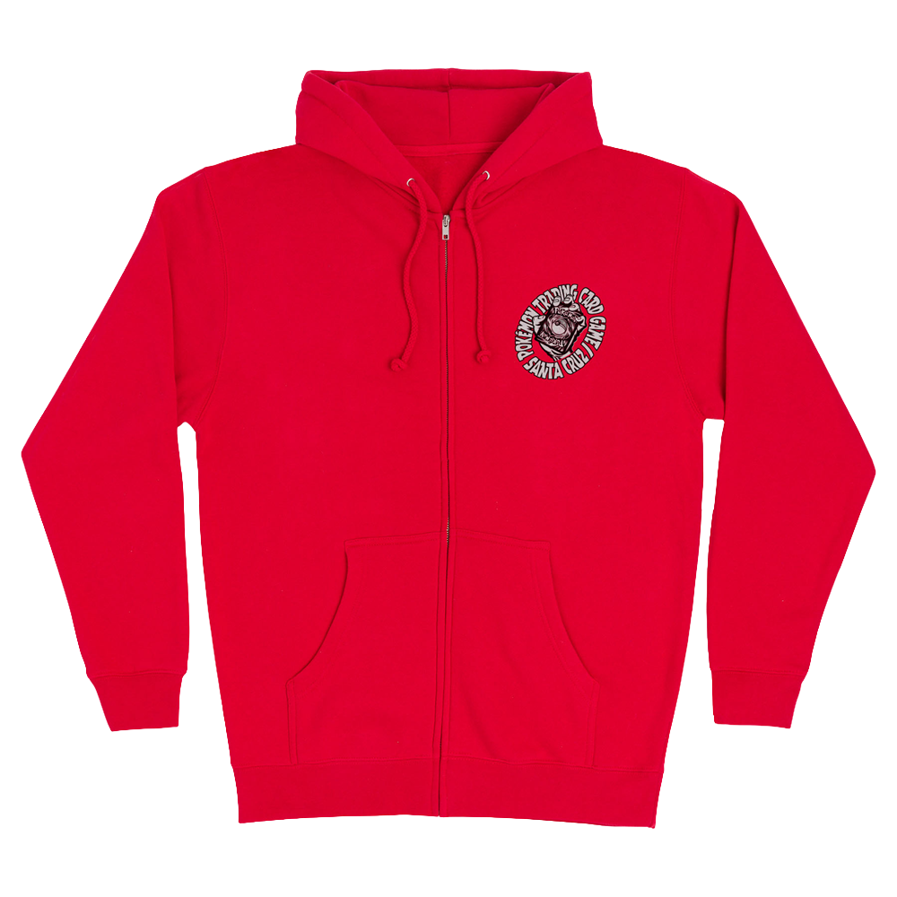 Santa Cruz Pokemon HandZip Heavyweight Hoodie Red L