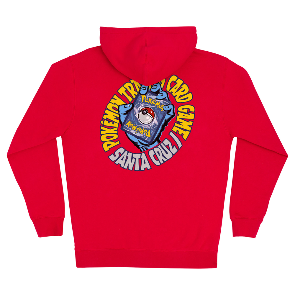 Santa Cruz Pokemon HandZip Heavyweight Hoodie Red