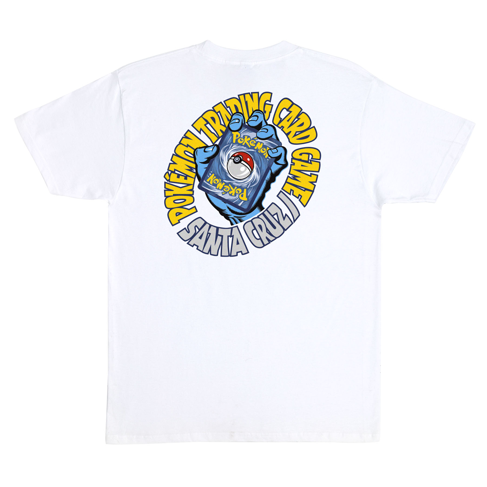 Santa Cruz Pokemon Hand Heavy Tshirt White