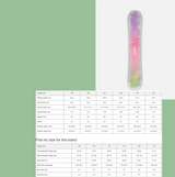 Bataleon Feelbetter Snowboard 2027 Pink Purple Green 140