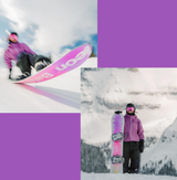 Bataleon Feelbetter Snowboard 2027 Pink Purple Green 140
