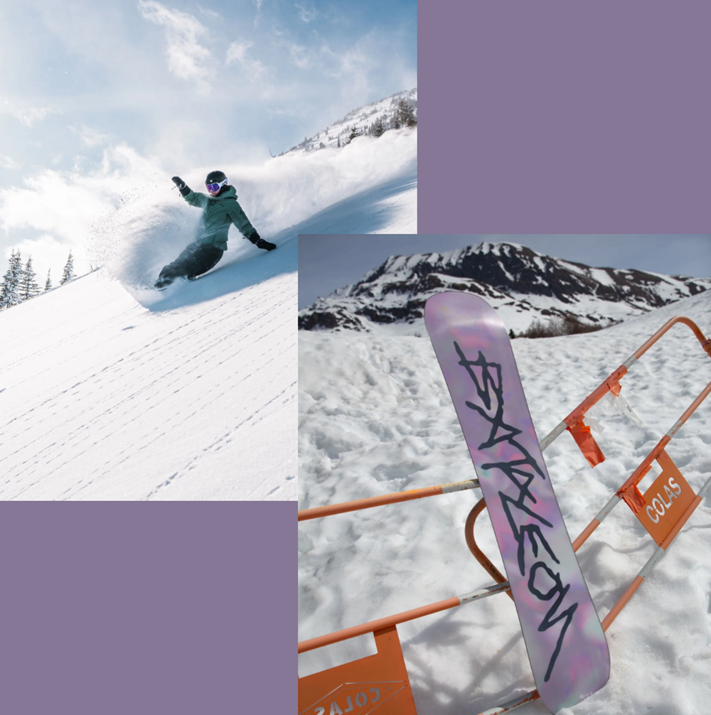 Bataleon Push Up Snowboard 2027 Pink White Gradient 149