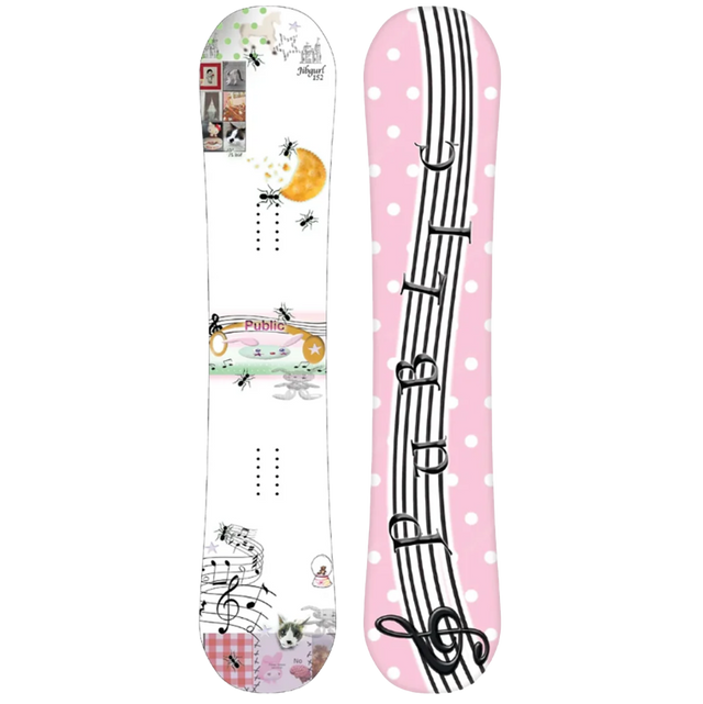 Public JibGurl Snowboard Womens 2027 White 144