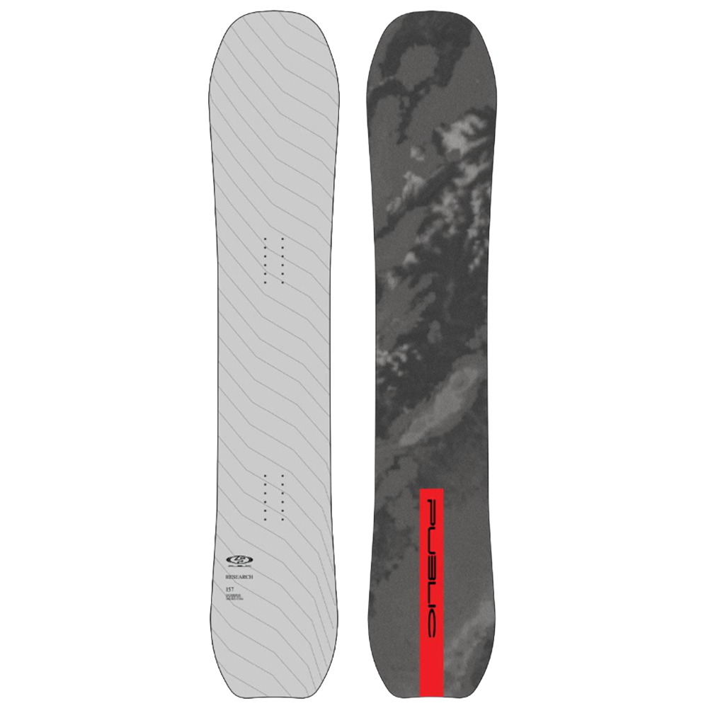 Public Research Snowboard 2027 Gray 157