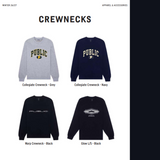 Public Collegiate Crewneck Sweatshirt Grey