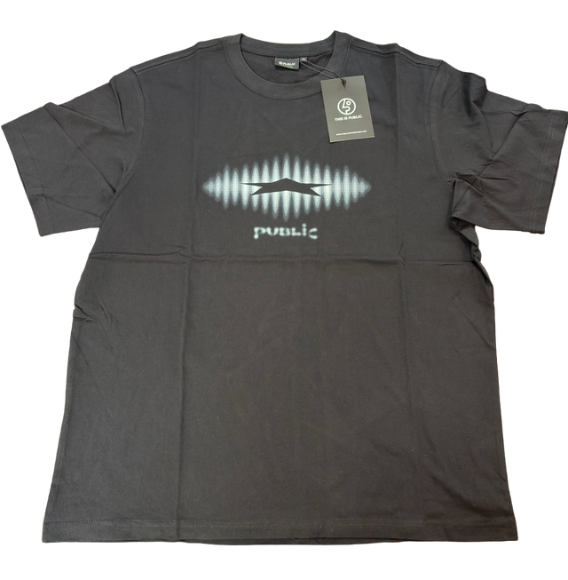 Public Glow Tshirt Black
