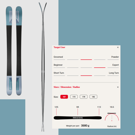Nordica Enforcer 94 Skis Grey 167