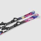 Nordica Unleashed Jr 70 Ski Combo Blue 128